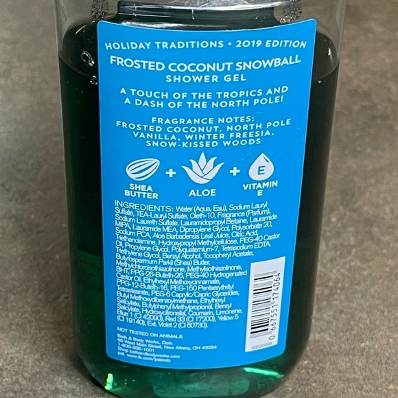 Bath & Body Works Frosted Coconut Snowball Shower Gel - Picture 4 of 5